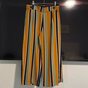 Zara TRF Collection Wide Leg High Waist Pants